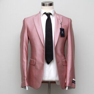 36R Jos A‎ Bank Men's Suit Separates Light Pink Skinny Fit D120705 3YFU